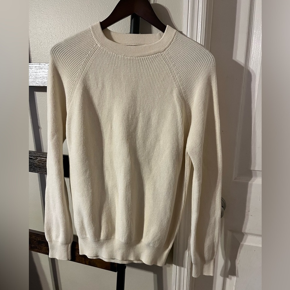 Zara Lady’s Ivory Crewneck Sweater